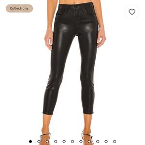 L’AGENCE Margot Skinny Jean in Black Coated Size 25